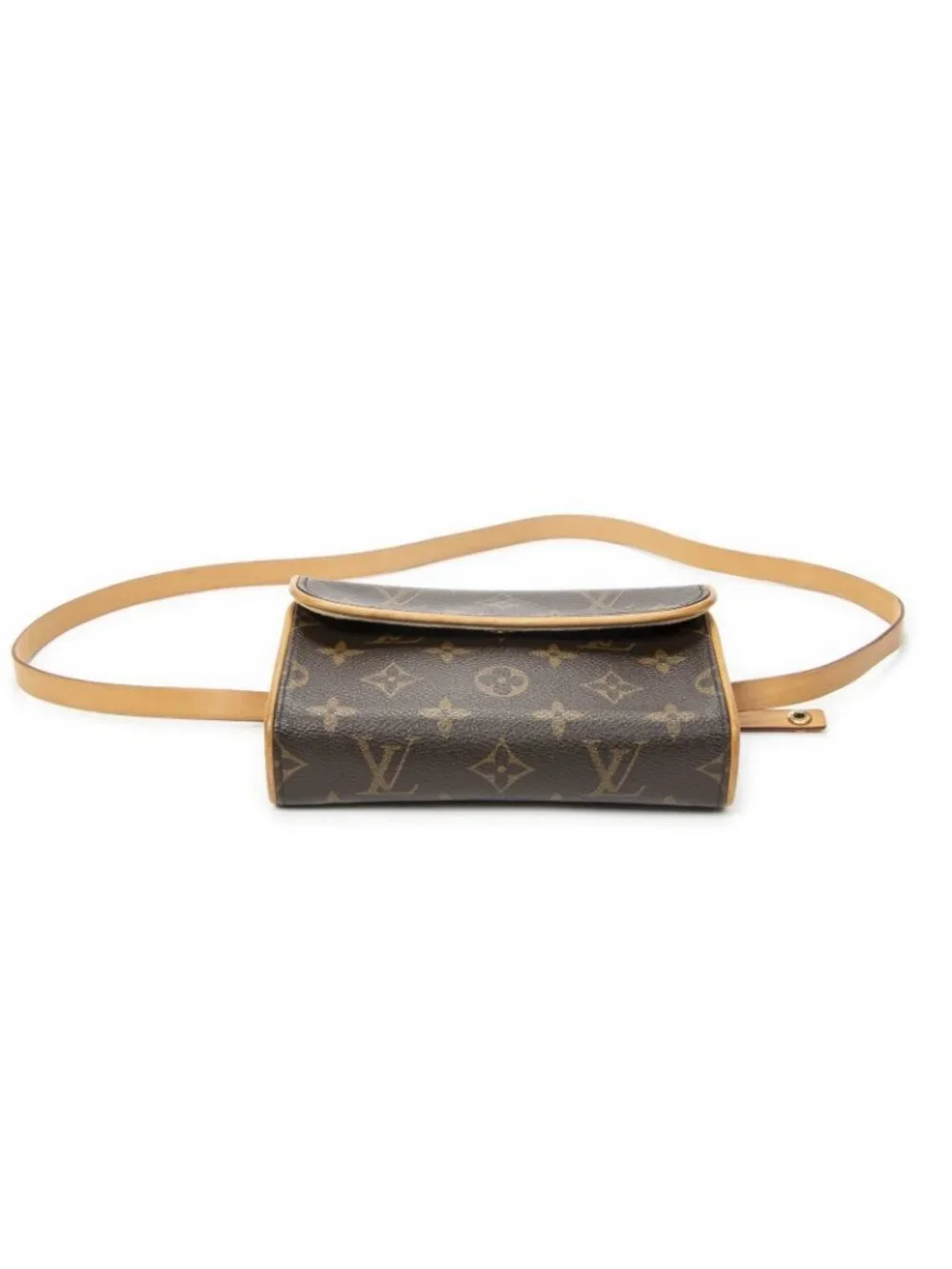 Louis Vuitton Pochette Florentine Brown Monogram Canvas Handbag